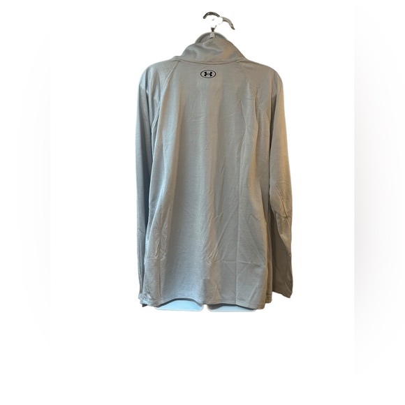 NWT Women's Under Armour Gray Loose Tech Twist 1/2 Zip Plus Sz. 1X NEW - Picture 3 of 5